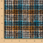 Tweed de laine Inverness turquoise double face - Ribes y Casals