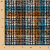 Tweed de laine Inverness turquoise double face - Ribes y Casals