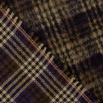 Tweed de laine Inverness double face à carreaux - Ribes y Casals