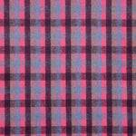 Loden en laine Glenmore à carreaux fuchsia et bleu - Ribes y Casals