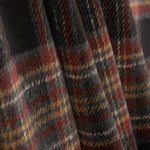 Loden en laine Sherwood à carreaux gris, rouge et camel - Ribes y Casals
