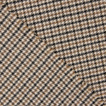 Loden en laine à motif pied-de-poule beige et noir - Ribes y Casals