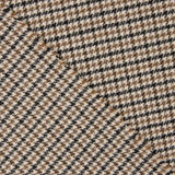 Loden en laine à motif pied-de-poule beige et noir - Ribes y Casals