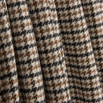 Loden en laine à motif pied-de-poule beige et noir - Ribes y Casals