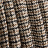 Loden en laine à motif pied-de-poule beige et noir - Ribes y Casals