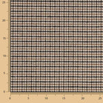 Loden en laine à motif pied-de-poule beige et noir - Ribes y Casals
