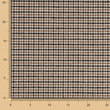 Loden en laine à motif pied-de-poule beige et noir - Ribes y Casals