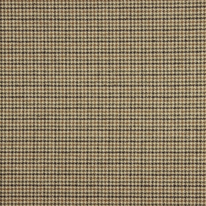 Loden en laine à motif pied-de-poule beige et marron - Ribes y Casals