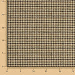Loden en laine à motif pied-de-poule beige et marron - Ribes y Casals