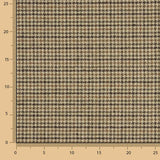 Loden en laine à motif pied-de-poule beige et marron - Ribes y Casals