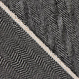 Loden en laine à motifs de chevrons gris et noir - Ribes y Casals