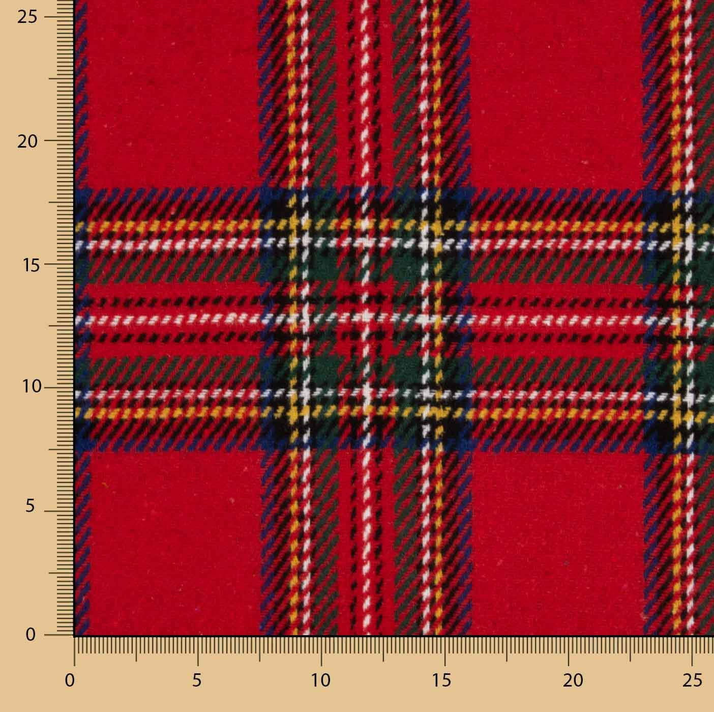 Loden en laine Edinburgh Rouge - Ribes y Casals
