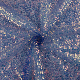 Tulle araignée à tissu à sequins bleu - Ribes y Casals