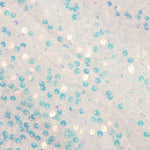 Tulle araignée à tissu à sequins blanc - Ribes y Casals