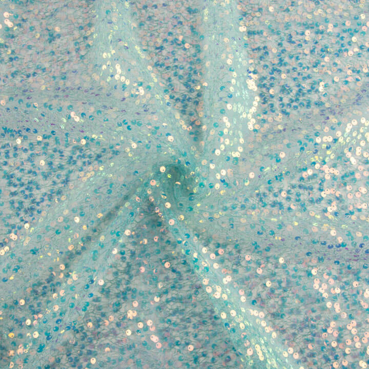 Tulle araignée à sequins verts - Ribes y Casals
