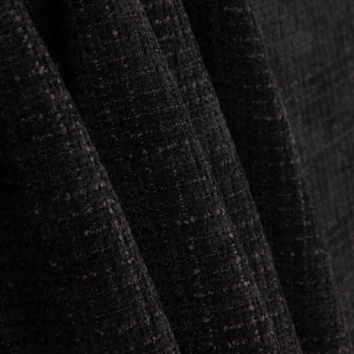 Tweed de laine noir - Ribes y Casals