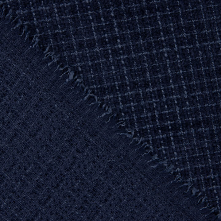 Tweed en laine bleu marine - Ribes y Casals