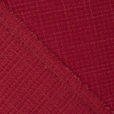 Tweed de laine rouge - Ribes y Casals
