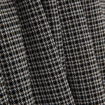 Maille jacquard à pied-de-poule et carreaux noirs et blancs - Ribes y Casals