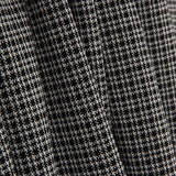 Maille jacquard à pied-de-poule et carreaux noirs et blancs - Ribes y Casals