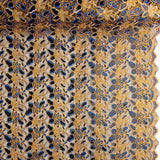 Broderie « Rebrodé » avec tissu à sequins Alhambra bleus - Ribes y Casals