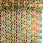 Broderie rebrossée avec tissu à sequins Alhambra vert turquoise - Ribes y Casals