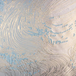 Jacquard fantaisie « Vortex » bleu ciel et ivoire - Ribes y Casals