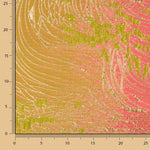 Jacquard fantaisie « Vortice » fuchsia et lime - Ribes y Casals