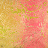 Jacquard fantaisie « Vortice » fuchsia et lime - Ribes y Casals