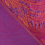 Jacquard fantaisie « Vortex » violet et orange - Ribes y Casals