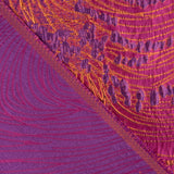 Jacquard fantaisie « Vortex » violet et orange - Ribes y Casals