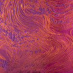 Jacquard fantaisie « Vortex » violet et orange - Ribes y Casals