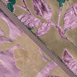 Brocart fantaisie Magnolia taupe, vert et rose - Ribes y Casals