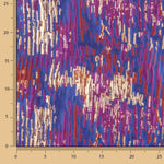Jacquard fantaisie pailleté bleu multicolore - Ribes y Casals