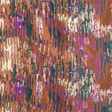 Jacquard fantaisie pailleté terracotta multicolore - Ribes y Casals