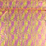 Tulle fantaisie à sequins irisés Aurora Fuchsia - Ribes y Casals