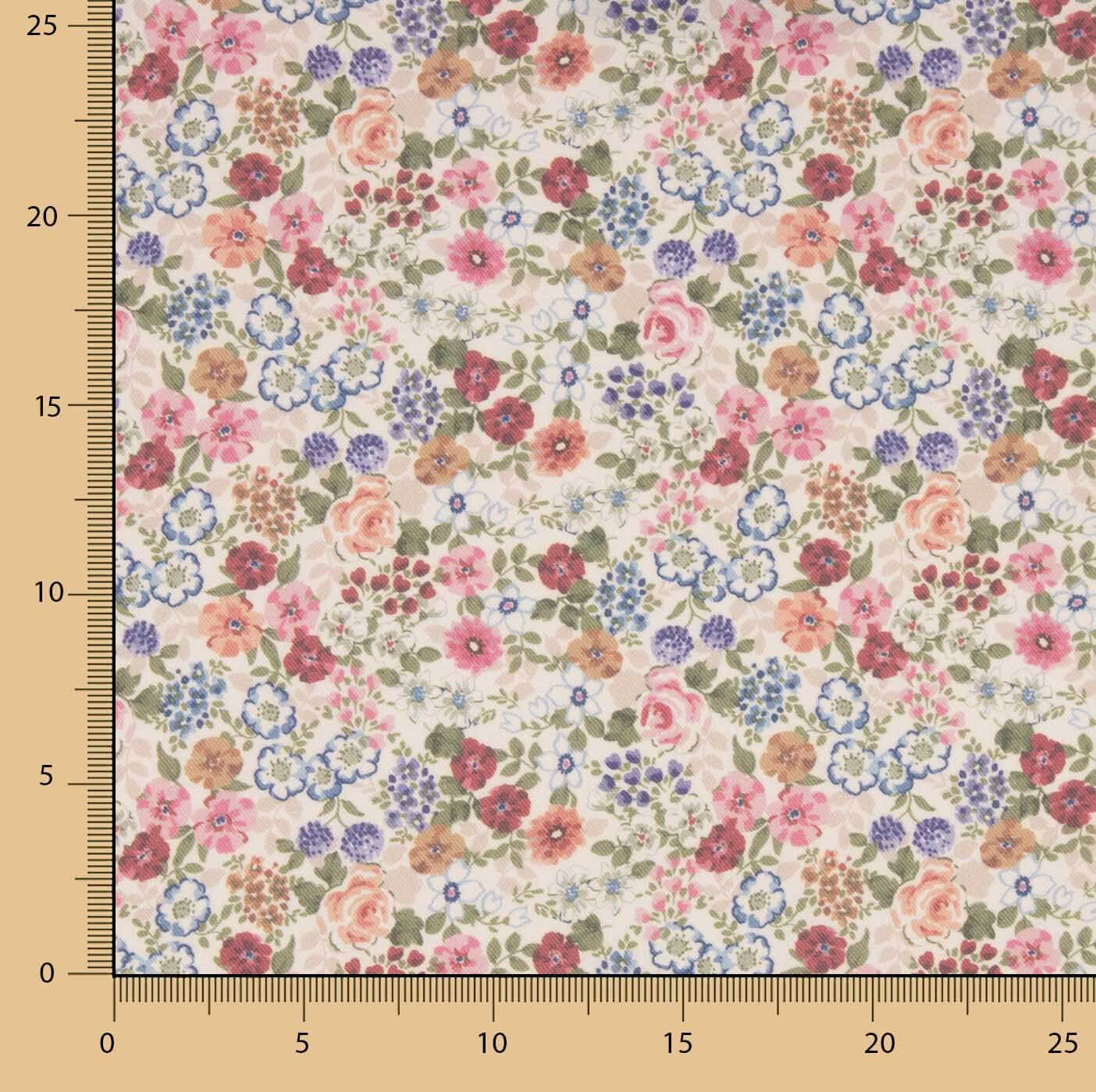 Viyela imprimée « Jardin de Porcelana » - Ribes y Casals