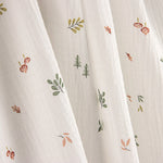 Mousseline imprimée de motifs botaniques - Ribes y Casals