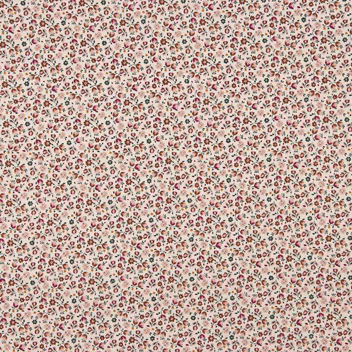 Double gaze fleuri Liberty rose - Ribes y Casals