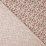Double gaze fleuri Liberty rose - Ribes y Casals