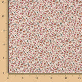 Double gaze fleuri Liberty rose - Ribes y Casals