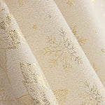Toile de coton jacquard avec Lurex doré « Fleurs de Pâques » - Ribes y Casals