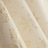 Toile de coton jacquard avec Lurex doré « Fleurs de Pâques » - Ribes y Casals