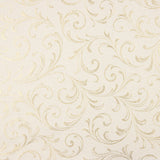 Toile de coton jacquard avec Lurex doré et motifs de branches décoratives - Ribes y Casals