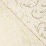 Toile de coton jacquard avec Lurex doré et motifs de branches décoratives - Ribes y Casals