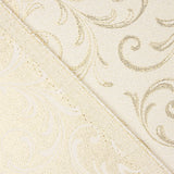 Toile de coton jacquard avec Lurex doré et motifs de branches décoratives - Ribes y Casals