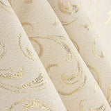 Toile de coton jacquard avec Lurex doré et motifs de branches décoratives - Ribes y Casals