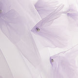 Tulle lilas fleuri en 3D et perles - Ribes y Casals
