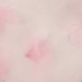 Tulle rose fleuri avec fleurs en 3D et perles - Ribes y Casals
