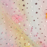 Tulle « Arc-en-ciel Ciel des fées » avec fleurs en 3D et étoiles - Ribes y Casals